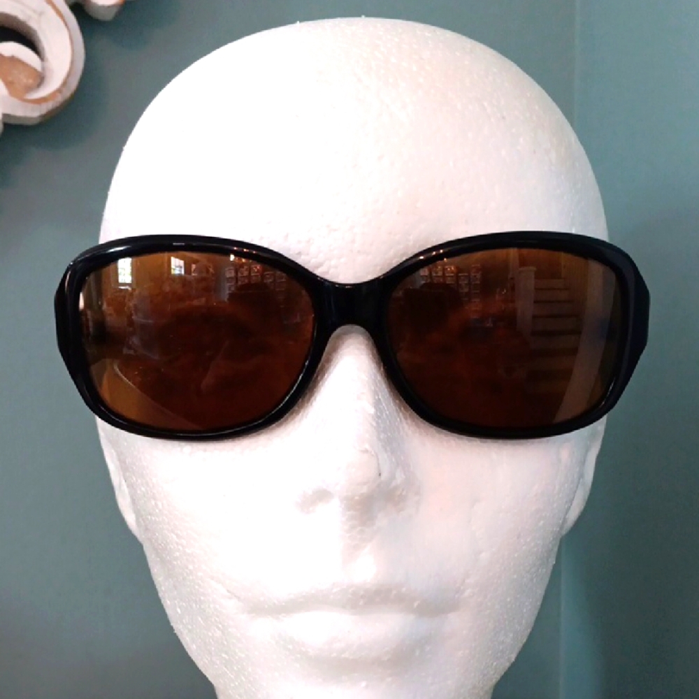 x Polaroid Black and Brown Polarized Sunglasses
